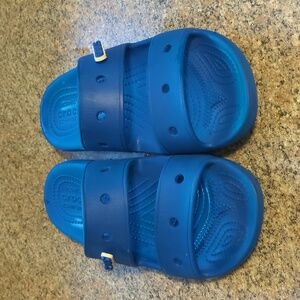 CROCS slides/sandals BLUE W 8 M 6